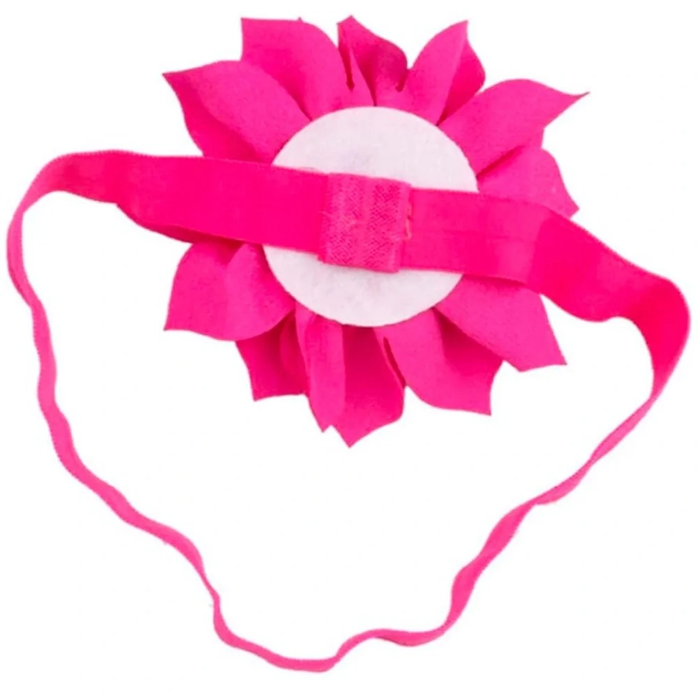 ONE SET OF 6 FLOWER & CRYSTAL + 1 BONUS HEADBANDS SIZE BABY GIRL TO TODDLER